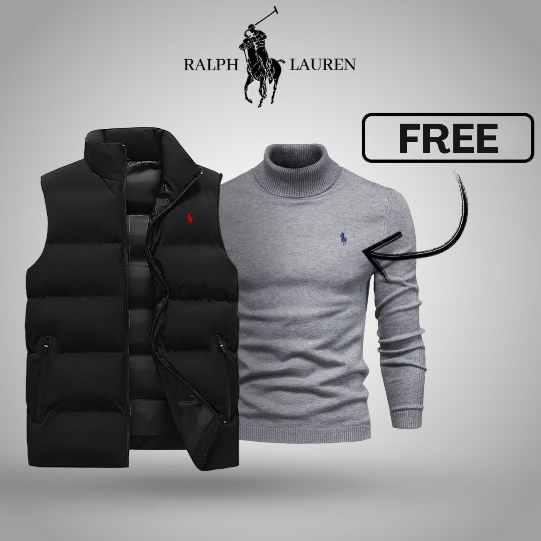 RALPH LAUREN WAISTCOAT + FREE SWEATER (CLEARENCE)